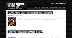 Desktop Screenshot of concealedcarryalmanac.com